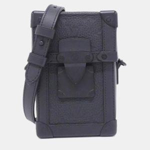 Louis Vuitton Vertical Trunk Black Taurillon Monogram Leather Shoulder Bag, Wallets & Money Clips - Luxury Closet catalog