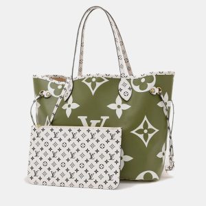Louis Vuitton Neverfull MM Khaki Monogram Giant Canvas Tote Bag, Tote Handbags - Luxury Closet catalog