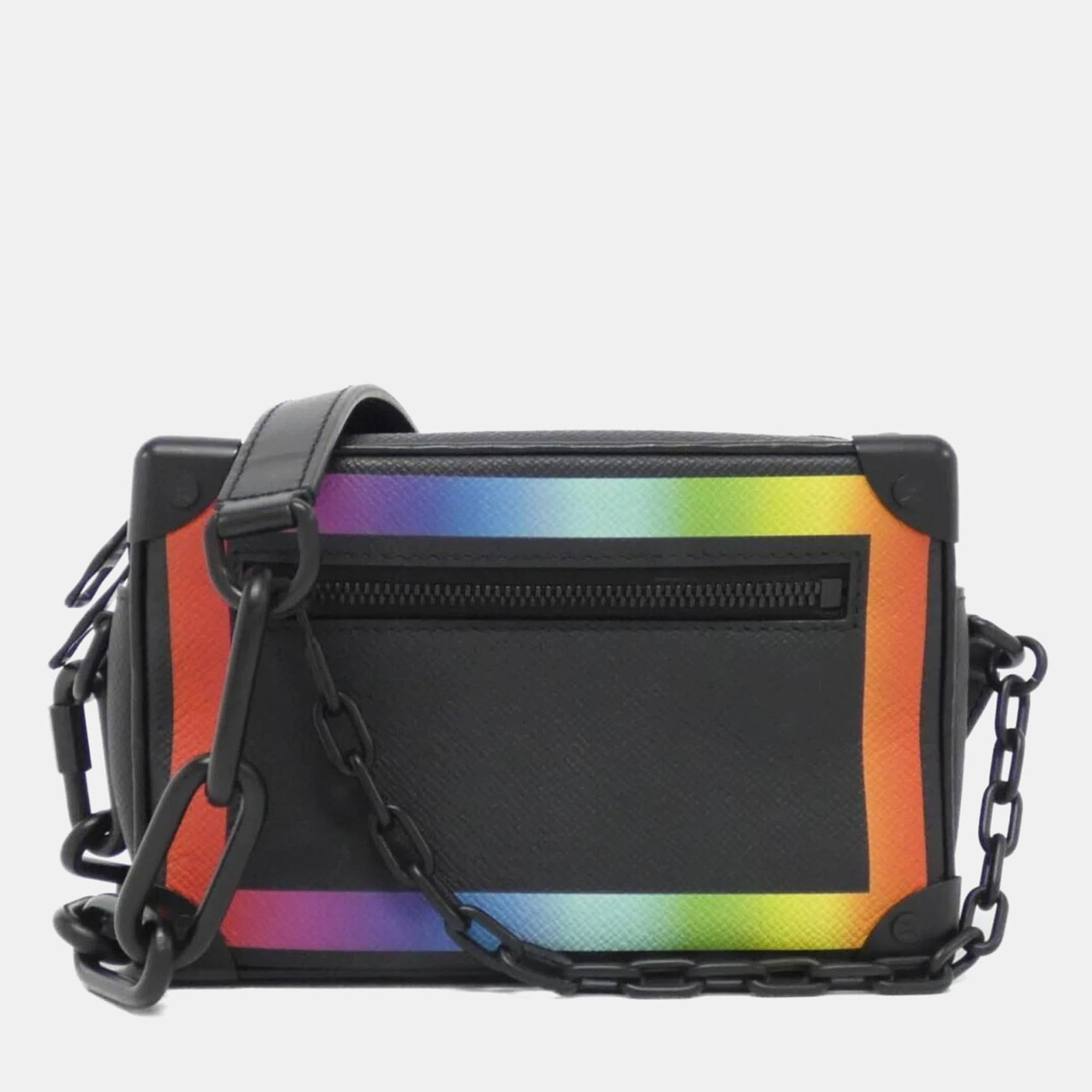 Louis Vuitton Soft Trunk Mini Rainbow Taiga Leather Shoulder Bag, Handbags - Luxury Closet catalog