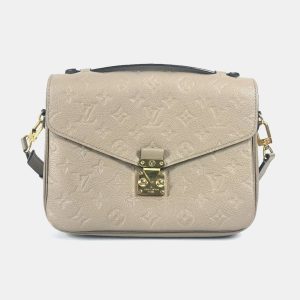 Louis Vuitton Pochette Metis Tourterelle Beige Monogram Empreinte Leather Shoulder Bag, Handbags - Luxury Closet catalog