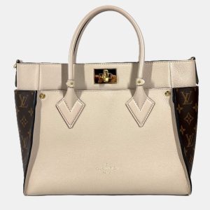 Louis Vuitton On My Side MM Calf Leather Monogram Canvas Shoulder Bag, Satchels - Luxury Closet catalog