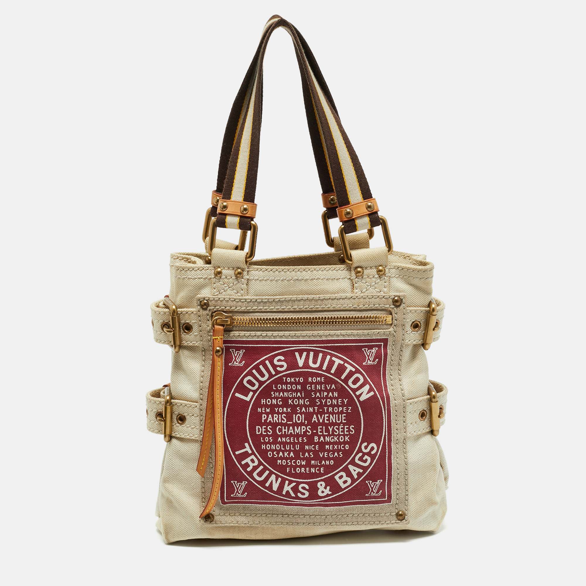 Louis Vuitton Red Canvas Globe Cabas PM Bag, Tote Handbags - Luxury Closet catalog