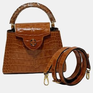 Louis Vuitton Capucines Mini Crocodile Top Handle Bag, Satchels - Luxury Closet catalog