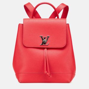 Louis Vuitton Red Taurillon Lockme Backpack, Backpacks - Luxury Closet catalog