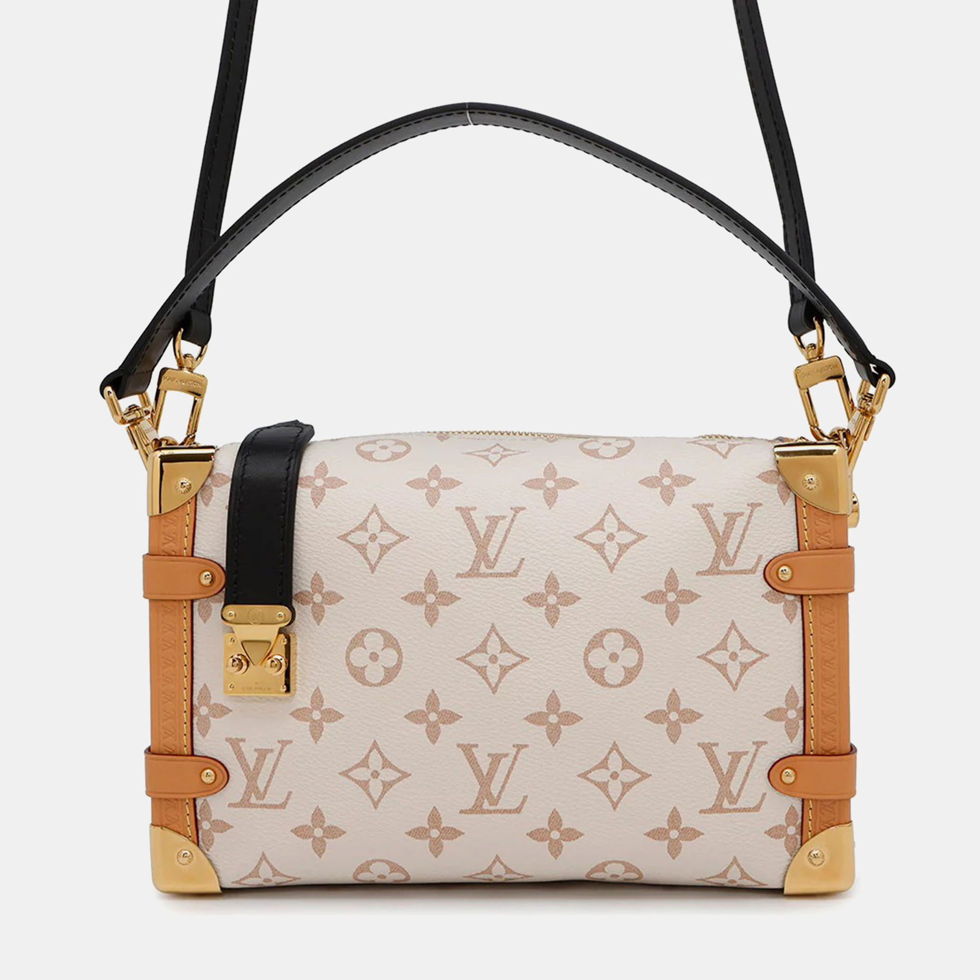 Louis Vuitton Side Trunk Beige Monogram Dune Size Mm, Satchels - Luxury Closet catalog