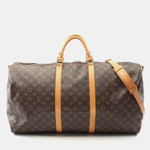 Louis Vuitton Keepall Bandouliere 60 Brown Monogram Canvas Travel Bag, Handbags - Luxury Closet catalog