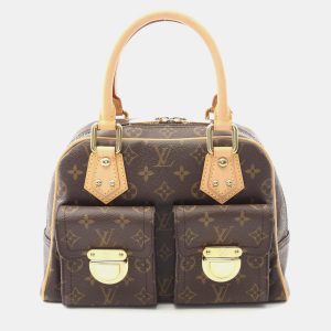Louis Vuitton Manhattan PM Brown Monogram Canvas Handbag, Satchels - Luxury Closet catalog