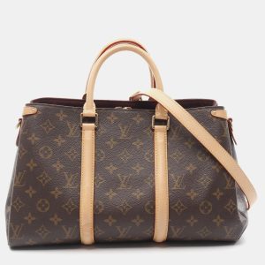 Louis Vuitton Soufflot MM Brown Monogram Canvas Shoulder Bag, Handbags - Luxury Closet catalog