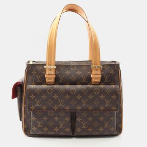 Louis Vuitton Multipli Cite Brown Monogram Canvas Handbag, Tote Handbags - Luxury Closet catalog