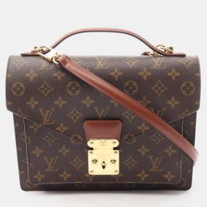 Louis Vuitton Monceau Brown Monogram Canvas Shoulder Bag, Satchels - Luxury Closet catalog