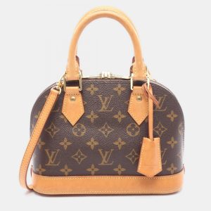 Louis Vuitton Alma BB Brown Monogram Leather Satchel Bag, Satchels - Luxury Closet catalog