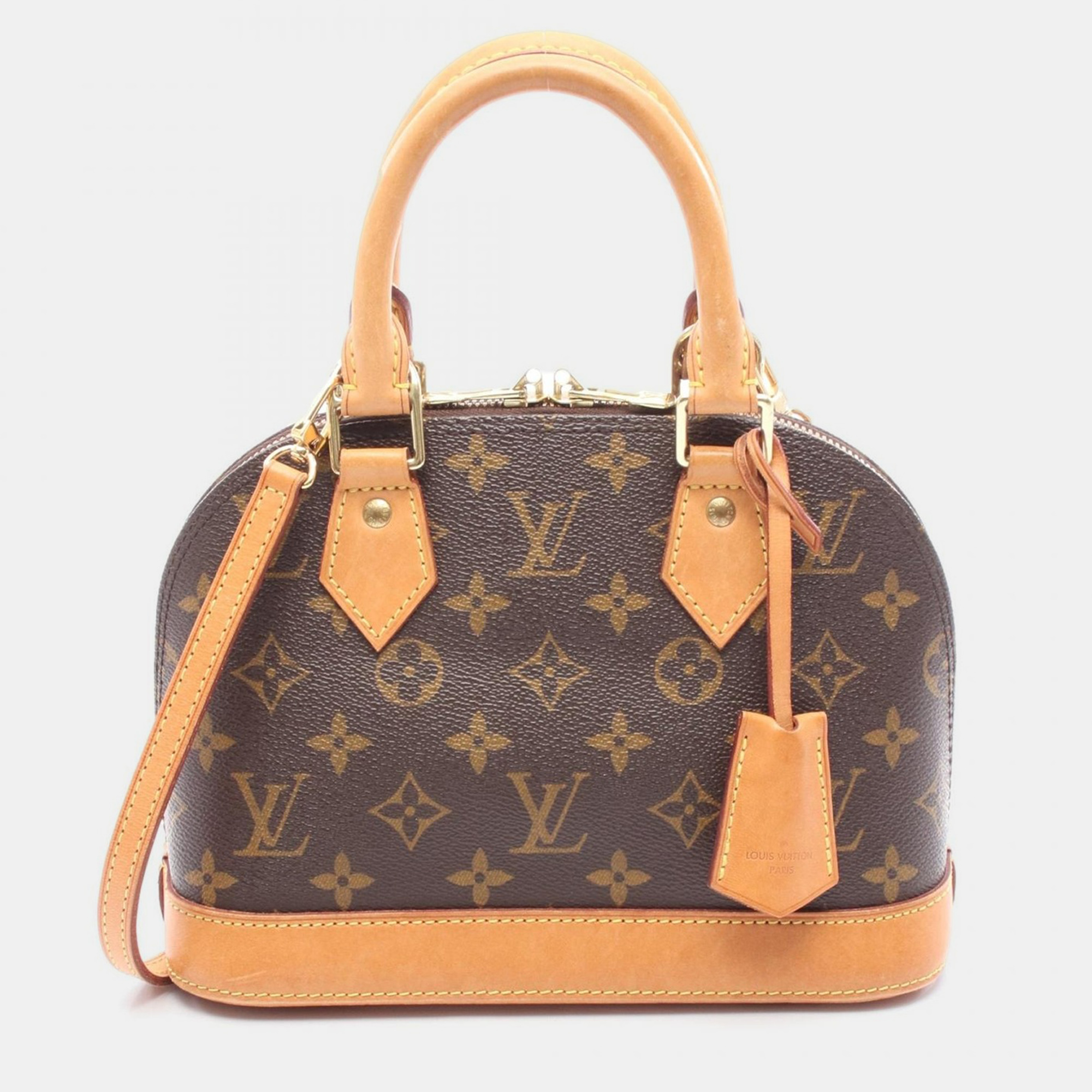 Louis Vuitton Alma BB Brown Monogram Leather Satchel Bag, Satchels - Luxury Closet catalog