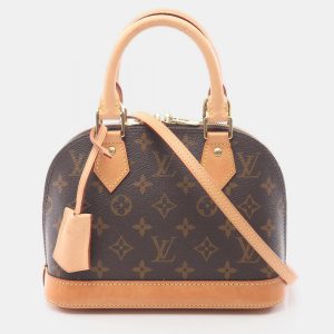 Louis Vuitton Alma BB Brown Monogram Leather Satchel Bag, Satchels - Luxury Closet catalog