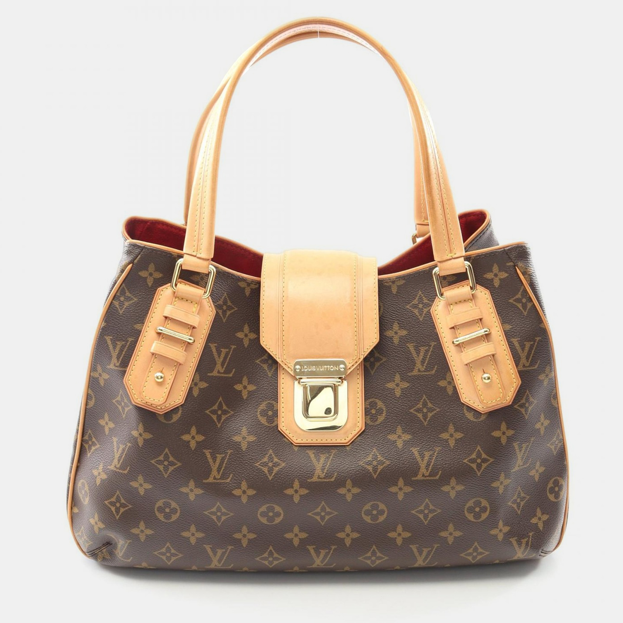 Louis Vuitton Griet Brown Monogram Canvas Handbag, Tote Handbags - Luxury Closet catalog