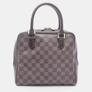 Louis Vuitton Brera Brown Ebene Damier Canvas Leather Handbag, Satchels - Luxury Closet catalog