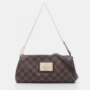 Louis Vuitton Eva Damier Ebene Chain Shoulder Bag, Handbags - Luxury Closet catalog