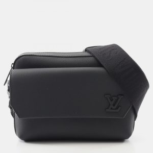Louis Vuitton Fastline Messenger Black Aerogram Leather Shoulder Bag, Handbags - Luxury Closet catalog