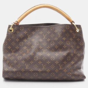 Louis Vuitton Artsy MM Brown Monogram Canvas Shoulder Bag, Handbags - Luxury Closet catalog