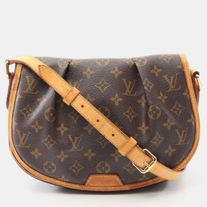 Louis Vuitton Menilmontant PM Brown Monogram Canvas Crossbody Bag, Handbags - Luxury Closet catalog