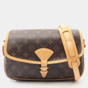 Louis Vuitton Sologne Brown Monogram Leather Crossbody Bag, Handbags - Luxury Closet catalog