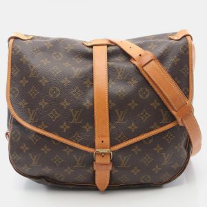 Louis Vuitton Saumur 35 Brown Monogram Canvas Crossbody Bag, Handbags - Luxury Closet catalog