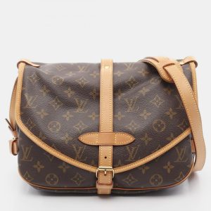 Louis Vuitton Saumur 30 Brown Monogram Canvas Crossbody Bag, Handbags - Luxury Closet catalog