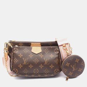 Louis Vuitton Multi Pochette Accessoires Brown Monogram Canvas Shoulder Bag, Handbags - Luxury Closet catalog