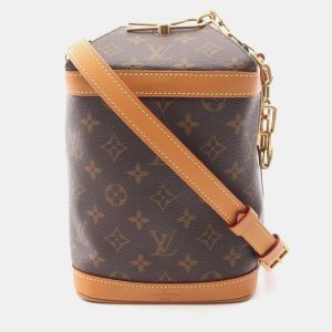 Louis Vuitton Milk Box Brown Monogram Canvas Shoulder Bag, Handbags - Luxury Closet catalog