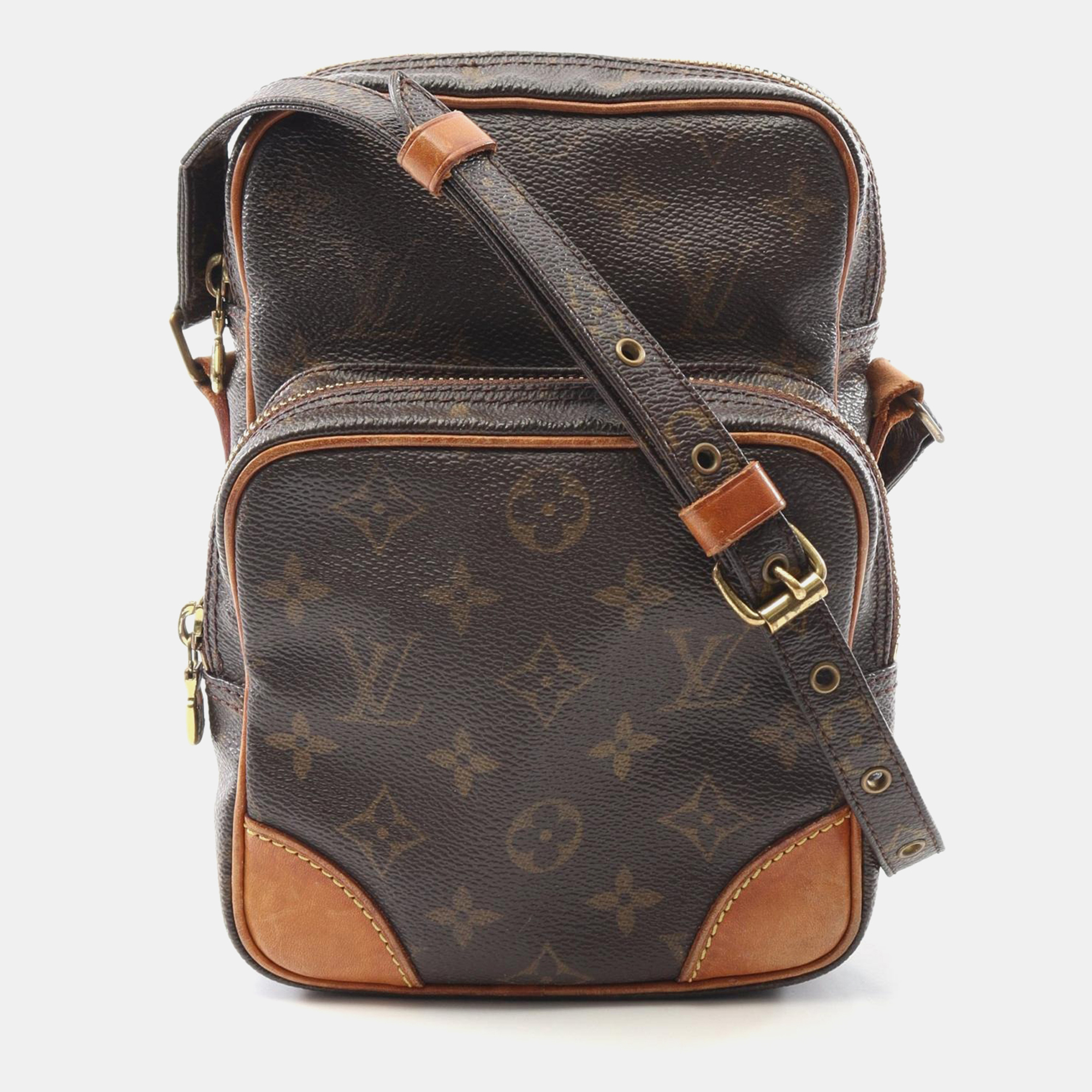Louis Vuitton Amazon Brown Monogram Canvas Shoulder Bag, Handbags - Luxury Closet catalog