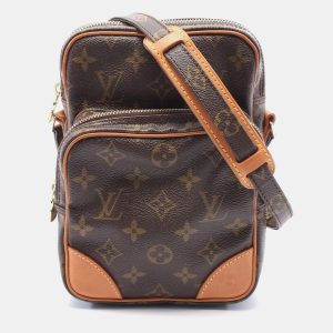 Louis Vuitton Amazon Brown Monogram Canvas Shoulder Bag, Handbags - Luxury Closet catalog