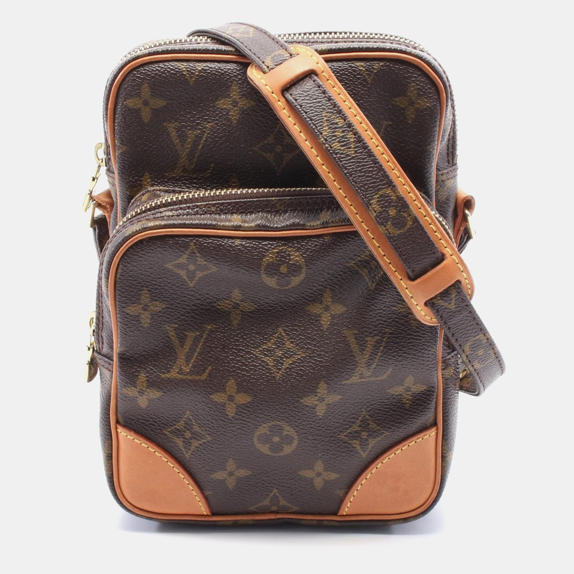 Louis Vuitton Amazon Brown Monogram Canvas Shoulder Bag, Handbags - Luxury Closet catalog