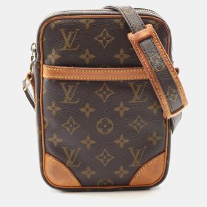 Louis Vuitton Danube Brown Monogram Canvas Shoulder Bag, Handbags - Luxury Closet catalog