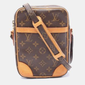 Louis Vuitton Danube Brown Monogram Canvas Shoulder Bag, Handbags - Luxury Closet catalog