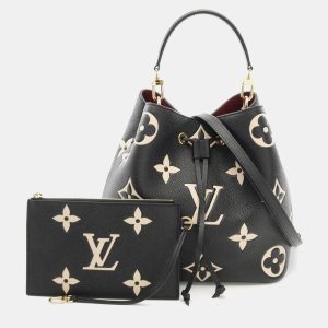 Louis Vuitton NeoNoe MM Black Monogram Leather Shoulder Bag, Handbags - Luxury Closet catalog