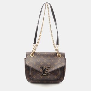 Louis Vuitton Passy Brown Monogram Canvas Shoulder Bag, Handbags - Luxury Closet catalog