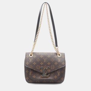 Louis Vuitton Passy Brown Monogram Canvas Shoulder Bag, Handbags - Luxury Closet catalog