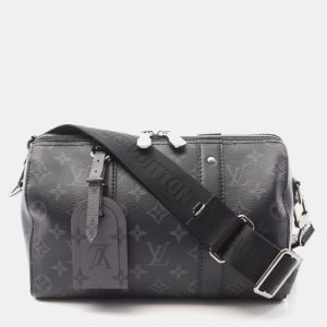 Louis Vuitton City Keepall Black Monogram Eclipse Canvas Shoulder Bag, Handbags - Luxury Closet catalog