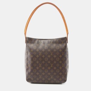 Louis Vuitton Looping Gm Shoulder Hand Bag  Monogram Canvas Brown, Tote Handbags - Luxury Closet catalog