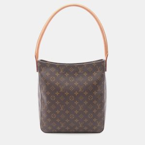 Louis Vuitton Looping GM Brown Monogram Canvas Shoulder Bag, Tote Handbags - Luxury Closet catalog