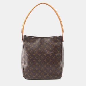 Louis Vuitton Looping GM Brown Monogram Canvas Shoulder Bag, Tote Handbags - Luxury Closet catalog