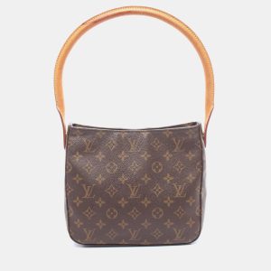 Louis Vuitton Looping MM Brown Monogram Canvas Shoulder Bag, Satchels - Luxury Closet catalog
