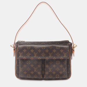 Louis Vuitton Vivacite MM Brown Monogram Canvas Shoulder Bag, Satchels - Luxury Closet catalog