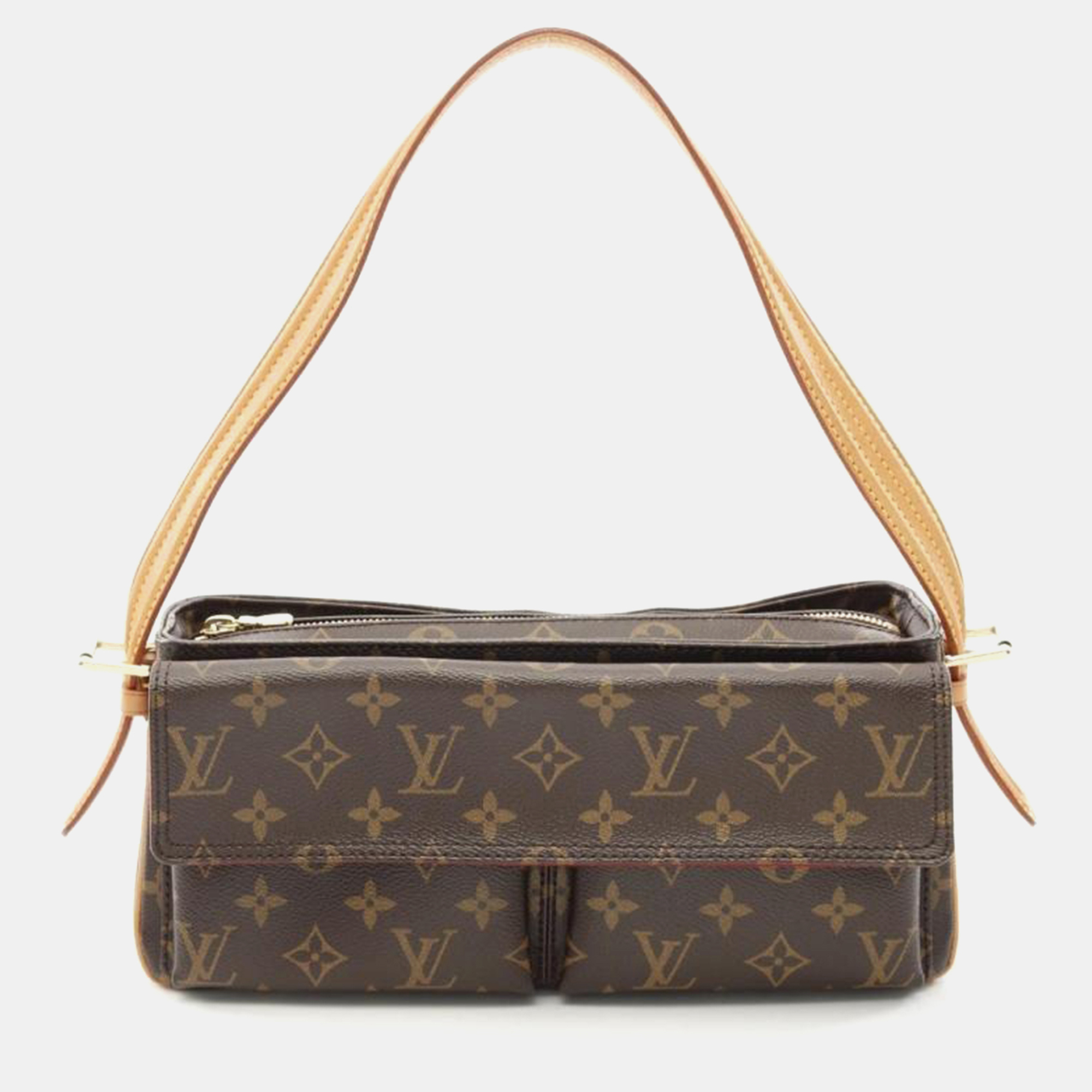 Louis Vuitton Vivacite MM Brown Monogram Canvas Shoulder Bag, Shoulder Bags - Luxury Closet catalog