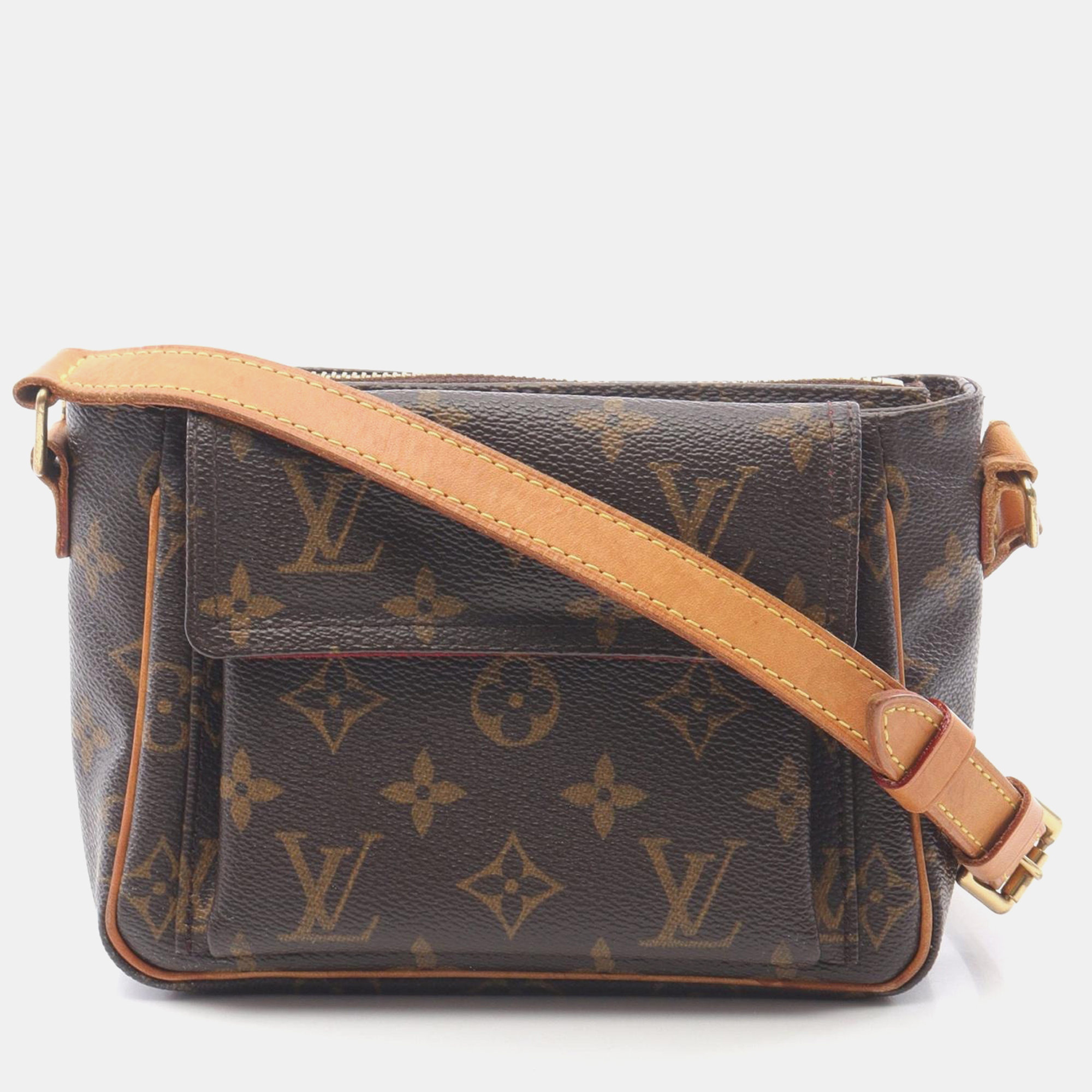 Louis Vuitton Vivacite PM Brown Monogram Canvas Shoulder Bag, Handbags - Luxury Closet catalog