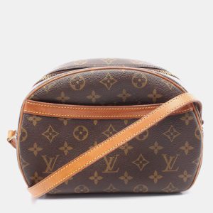 Louis Vuitton Blois Brown Monogram Canvas Shoulder Bag, Handbags - Luxury Closet catalog