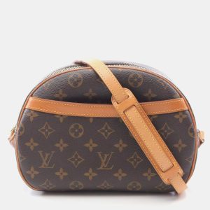 Louis Vuitton Blois Brown Monogram Canvas Shoulder Bag, Handbags - Luxury Closet catalog