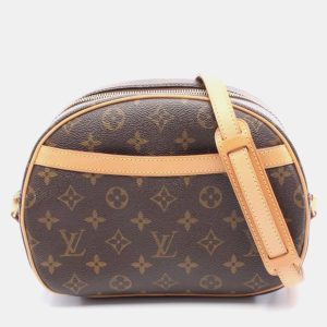 Louis Vuitton Blois Brown Monogram Canvas Shoulder Bag, Handbags - Luxury Closet catalog