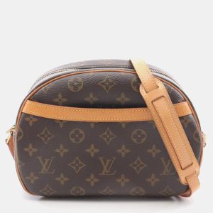 Louis Vuitton Blois Brown Monogram Canvas Shoulder Bag, Handbags - Luxury Closet catalog