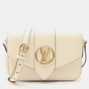 Louis Vuitton LV Pont Neuf Beige Calfskin Crossbody Shoulder Bag, Handbags - Luxury Closet catalog