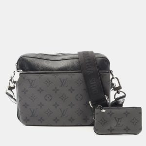 Louis Vuitton Trio Messenger Monogram Eclipse Canvas Black Shoulder Bag, Handbags - Luxury Closet catalog